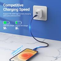 Gambar USB-C Charger 2 in 1 PD3.0 20W QC3.0 18W Wall Charger - EU Standard, Black dari XLink Surabaya Kota Surabaya 3 Tokopedia