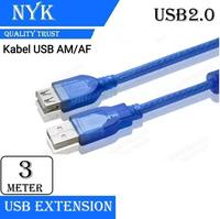 Gambar KABEL USB MALE FEMALE 3M / PERPANJANGAN USB / USB EXTENDER EXTENTION dari Multi Komputer Kota Administrasi Jakarta Barat 2 Tokopedia