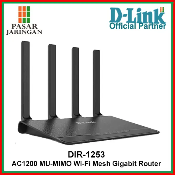 D-LINK DIR-1253 AC1200 MU-MIMO MESH Wireless Gigabit Router Dual Band 5