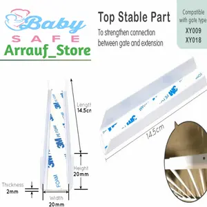 Baby Safe Top Stable Part / Penguat Sambungan Extension Safety Gate