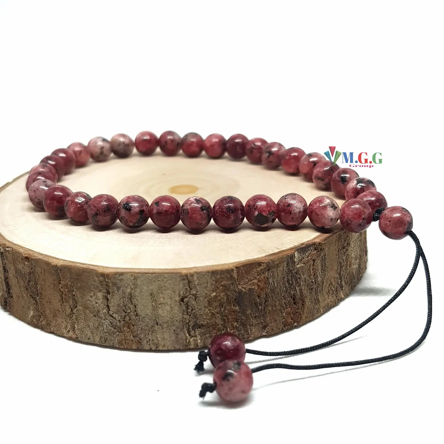 Gelang Tasbih Batu Ruby Muzambique 6mm 33Butir Original Stone