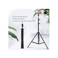 Gambar Tripod Besi 3130 Kamera Handphone Smartphone Ring Light dari GemarGadget Kota Surabaya 4 Tokopedia