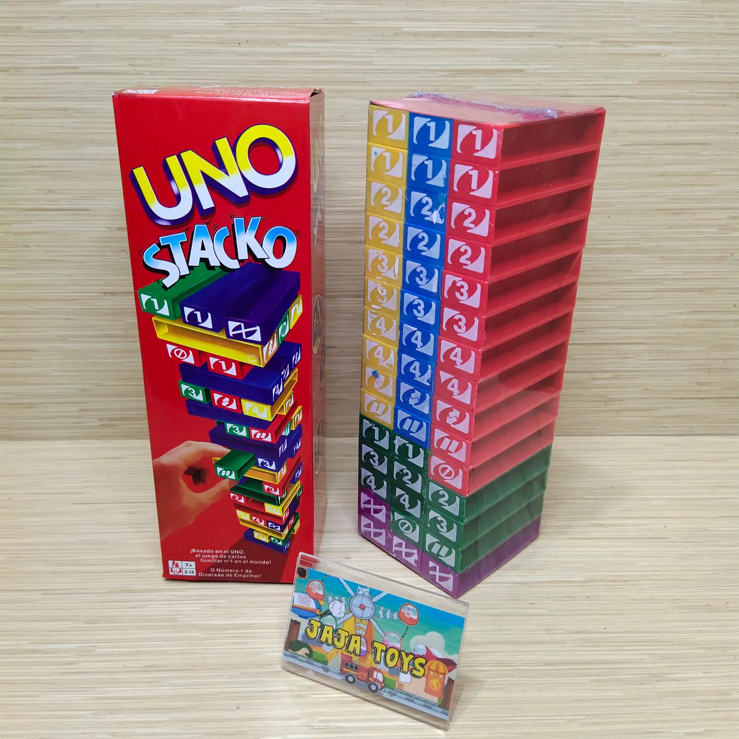Games UNO Stacko Ori – Mainan Balok Susun SNI Edukatif & Seru Permainan Keluarga Viral  Toys