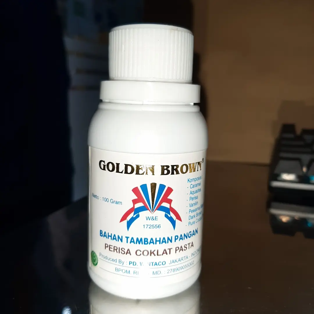 GOLDEN BROWN COKLAT PASTA/PERISA100ML MAKANAN/ROTI/CAKE DLL
