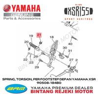 Gambar SPRING, TORSION, PER FOOTSTEP DEPAN YAMAHA XSR 90508-184B0 dari Yamaha Bintang Rejeki Motor Kab. Bandung 3 Tokopedia