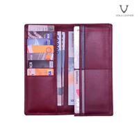 Gambar Dompet Kulit Asli Bifold Voila Ambrose - maroon dari Voila Leather Kota Administrasi Jakarta Pusat 2 Tokopedia