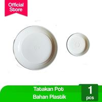 Gambar Tatakan Pot Polos Alas Bunga Tanaman - 12 cm (Hitam) dari Potme Farm Kota Denpasar 3 Tokopedia