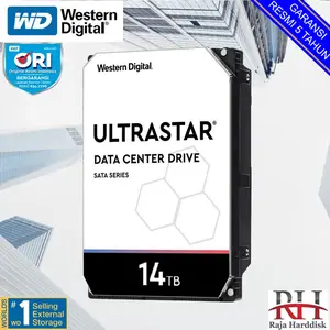 WD Ultrastar 14TB 3.5" HDD/ HD / RESMI / Harddisk Internal Enterprise