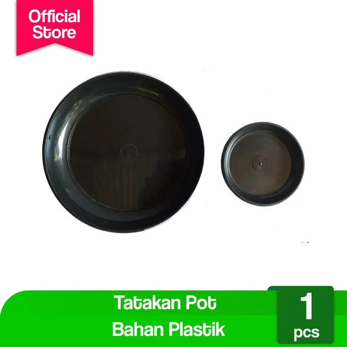 Gambar Tatakan Pot Polos Alas Bunga Tanaman - 12 cm (Hitam) dari Potme Farm Kota Denpasar 5 Tokopedia