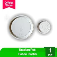 Gambar Tatakan Pot Polos Alas Bunga Tanaman - 12 cm (Hitam) dari Potme Farm Kota Denpasar 4 Tokopedia
