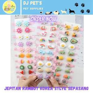 jepit rambut anjing dan kucing pet hair clips