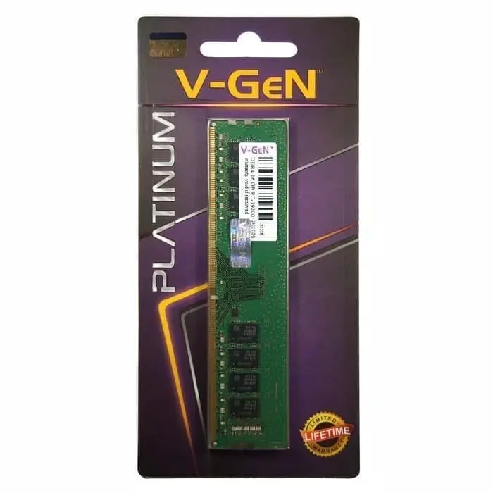Memory Ram V-Gen Longdimm Platinum DDR3 8GB PC10600 1333Mhz