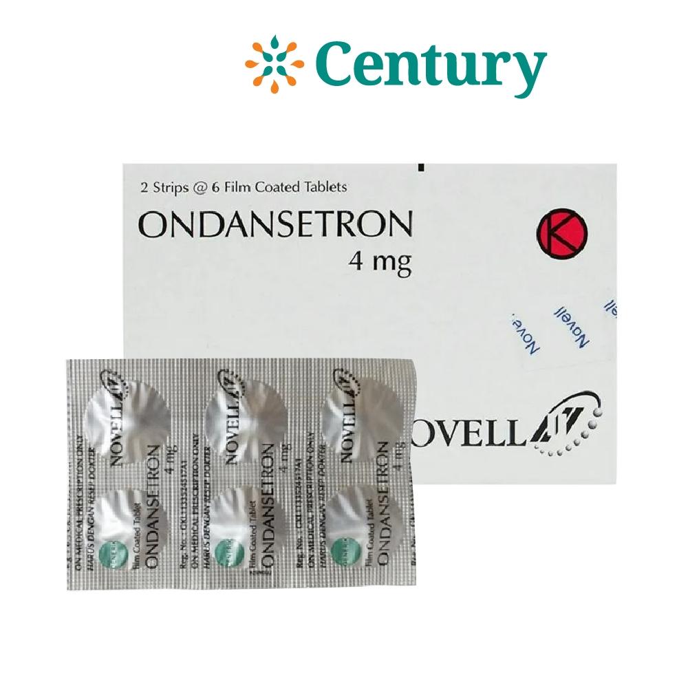 ONDANSETRON NOVELL 4 MG STRIP 6 TABLET