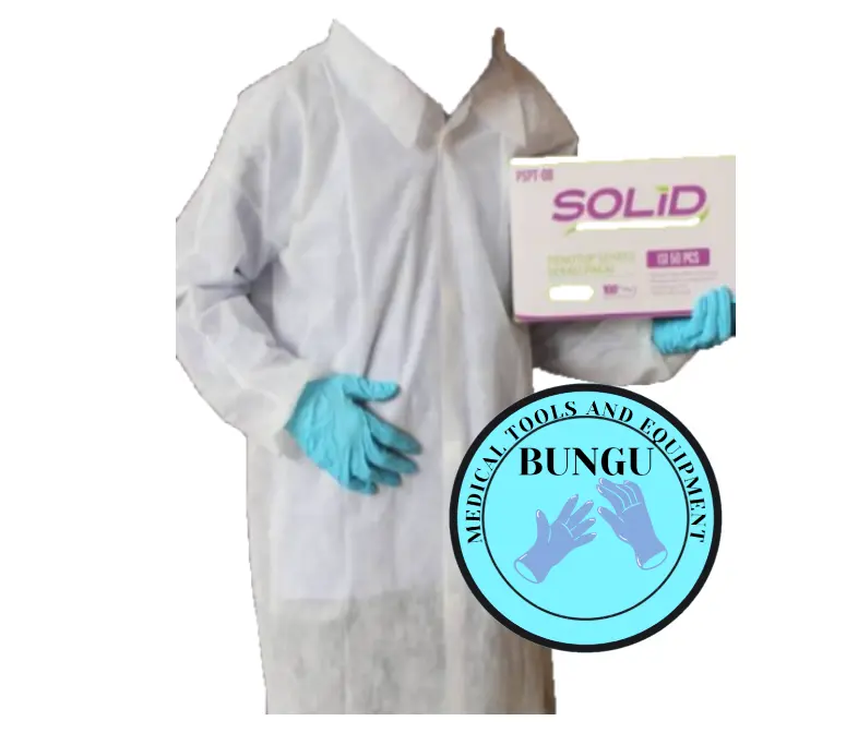 Apd Lab Set jas lab solid/ jas laboraturium disposable/APD - Shop | Tokopedia
