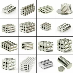 Magnet Neodymium N52 STRONG Koin Bulat Putih Berbagai Ukuran