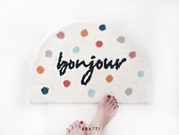 Gambar Keset Kamar / Keset Premium / Keset Bonjour / Keset Karpet / Door Mat - Putih dari Krafti Project & Living Kota Administrasi Jakarta Pusat 4 Tokopedia