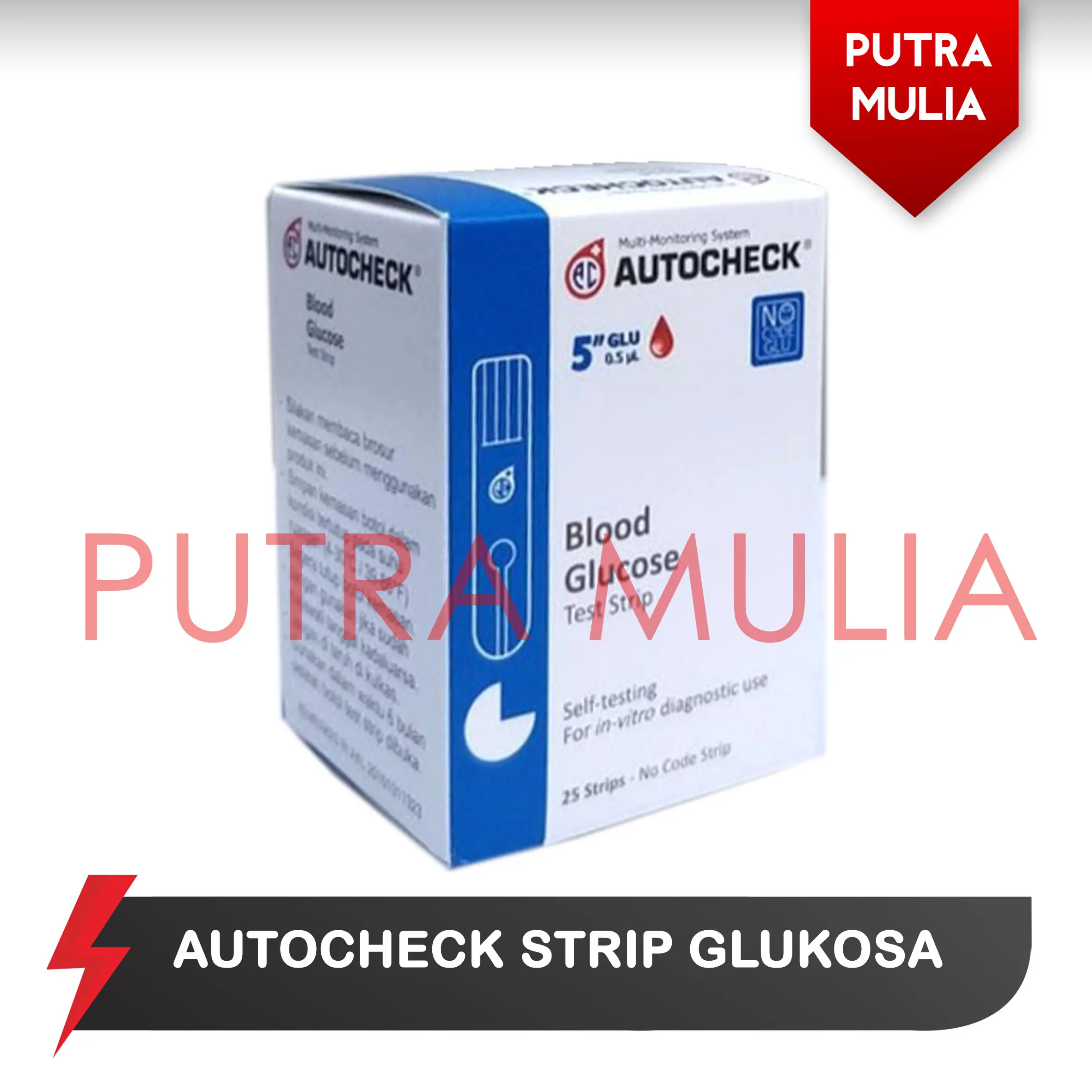 AUTOCHECK GLUCOSE STRIP ISI 25 GULA