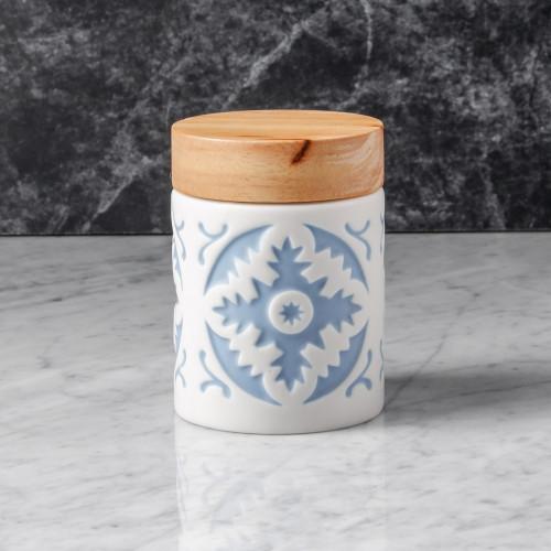 Gambar Snowflakes Blue Food Jar - Small / Toples Makanan dari Brewsuniq Store Kota Medan Tokopedia