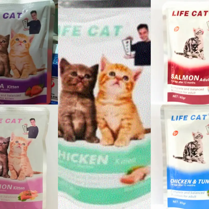 Makanan Kucing Dewasa Murah Basah LIFE CAT ADULT Pouch [85 gram] 4