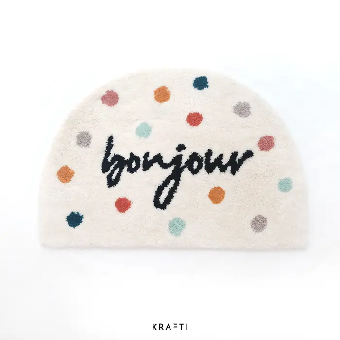 Gambar Keset Kamar / Keset Premium / Keset Bonjour / Keset Karpet / Door Mat - Putih dari Krafti Project & Living Kota Administrasi Jakarta Pusat 5 Tokopedia