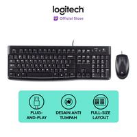Gambar Logitech MK120 Combo USB Keyboard & Mouse, Desain Anti Tumpah, Full Size Layout, Plug-and-Play, Garansi 1 Tahun untuk PC Windows dan Linux Computer dari Click & Go Tokopedia Kota Bandung 1 Tokopedia