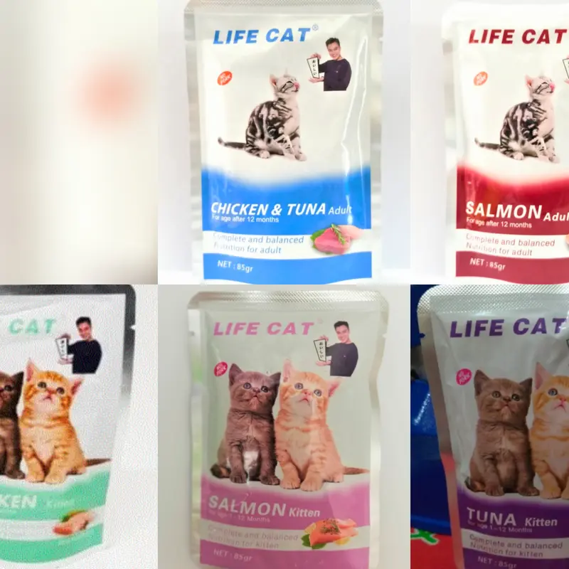 Makanan Kucing Dewasa Murah Basah LIFE CAT ADULT Pouch [85 gram] 3
