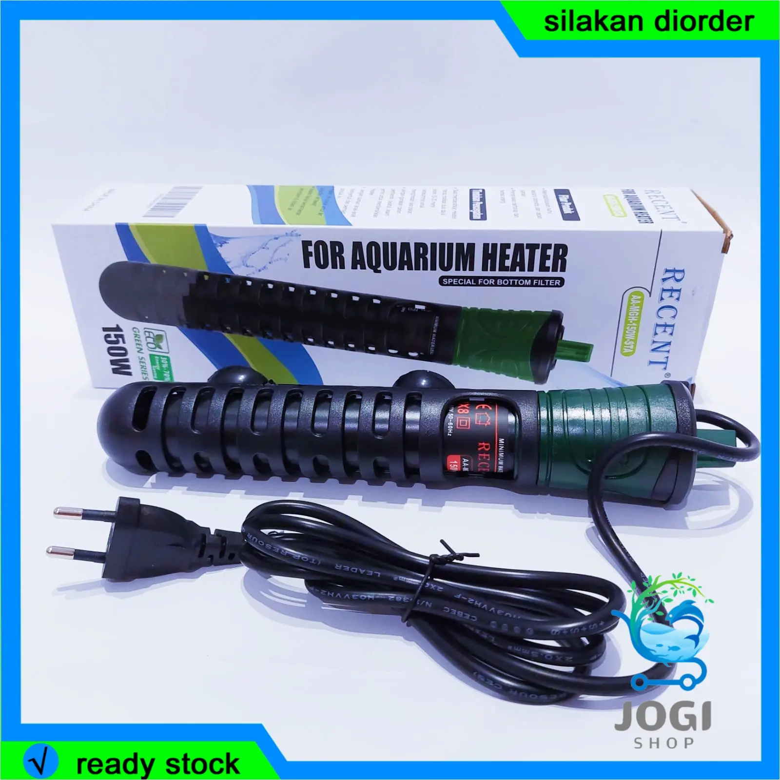 RECENT AA-MGH-150W-STA -- Heater Pemanas Air Aquarium 150 Watt