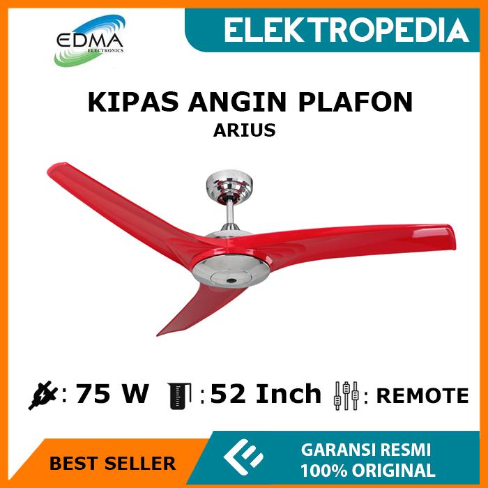 Gambar MT EDMA - Kipas Angin Baling2 Decorative 52in Arius BCH / RD / WH / YL - Black Ferrari dari ELEKTROPEDIA Kota Administrasi Jakarta Pusat Tokopedia