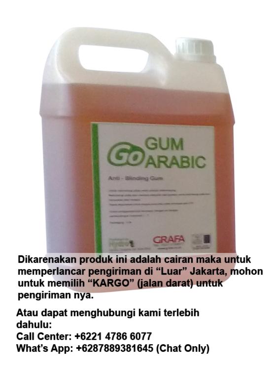 Gambar Go Gum Arabic (5 Liter/Galon), untuk mesin cetak offset dari Grafa Online Kota Administrasi Jakarta Timur Tokopedia