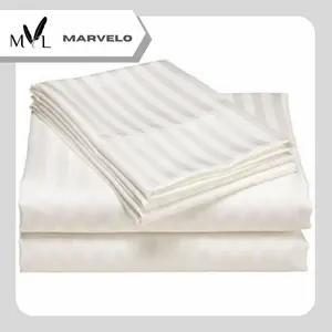 Duvet Cover Katun Doby Salur Jepang by Marvelo - Putih