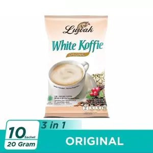 Luwak White Coffee Original 20gr x 10 Sachet