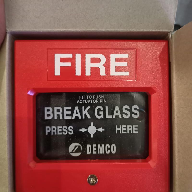FIRE ALARM MANUAL CALL POINT BREAK GLASS DEMCO D108 - Shop | Tokopedia