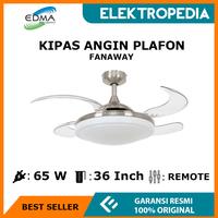 Gambar MT EDMA - Kipas Angin Lampu Decorative 36in Fanaway WH / BN - White dari ELEKTROPEDIA Kota Administrasi Jakarta Pusat 1 Tokopedia