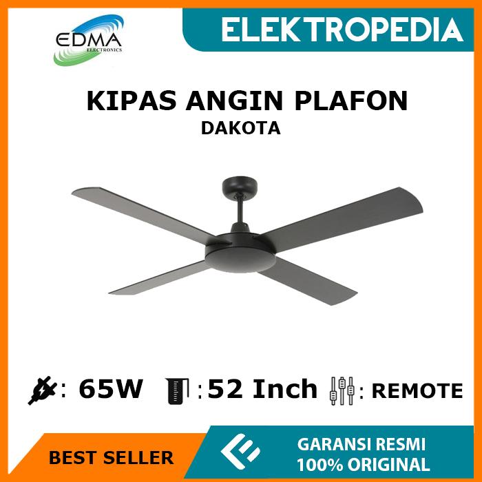 Gambar MT EDMA - Kipas Angin Decorative 52in Dakota BK / BA / WH - Silver dari ELEKTROPEDIA Kota Administrasi Jakarta Pusat Tokopedia