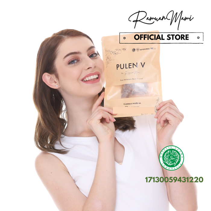 Gambar RamuanMami Pulen V - Obat Tradisional Alami untuk Miss V Kesehatan Organ Intim & Suami Puas - 100% Rempah Pilihan Tanpa Pengawet - PIRT 5103674010384-27 & Halal ID36110000047011120 dari Ramuan Mami Kota Tangerang Selatan Tokopedia