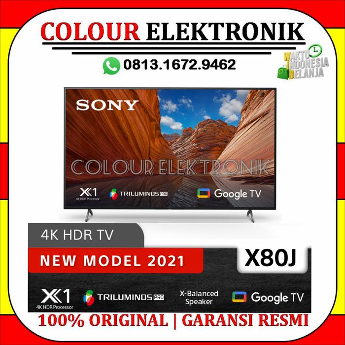Gambar SONY 55X80J 4K UHD HDR SMART ANDROID GOOGLE TV 55 INCH KD-55X80J dari Colour Elektronik Kab. Bogor Tokopedia