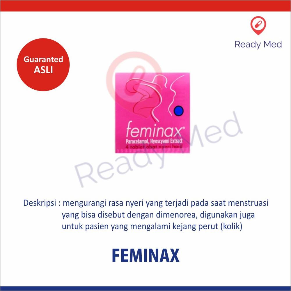 FEMINAX 4 Tablet obat nyeri pada saat mentruasi