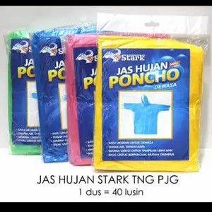 Jas Hujan Plastik murah Poncho