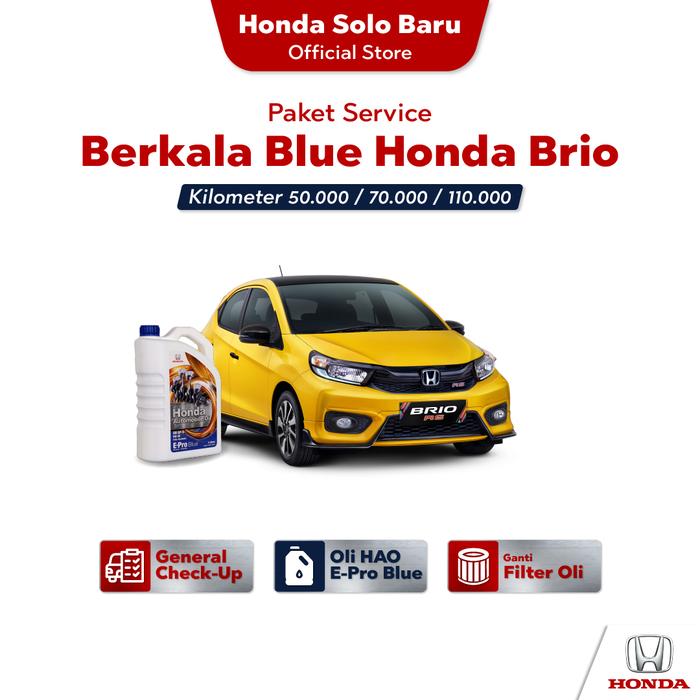 Gambar Paket Service Berkala BLUE Honda Brio 50K/70K/110K dari Honda Solo Baru Kab. Sukoharjo Tokopedia
