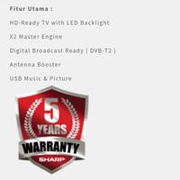Gambar SHARP LED 2TC32DD1I - TV LED 32 INCH DIGITAL TV GARANSI 5TH 2T C32DD1I dari Enter Electronic Kota Tangerang Selatan 2 Tokopedia