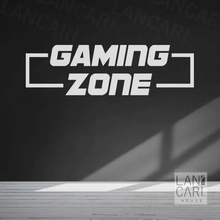 Gambar LANCARI Sticker Cutting Gaming Zone Stiker Dekorasi Dinding Kaca Gamers game - Hitam Doff, S dari LANCARI Kota Administrasi Jakarta Pusat 4 Tokopedia