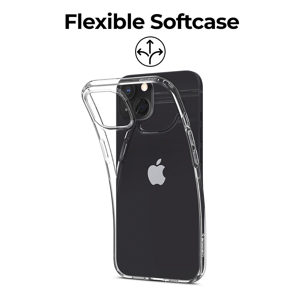 Case iPhone 13 Pro Max 13 Mini Spigen Crystal Flex Clear TPU Casing