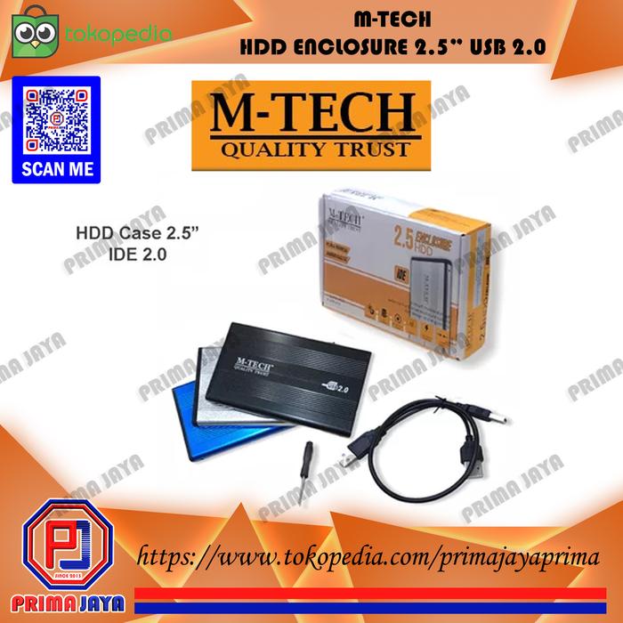 Gambar M-TECH HDD Enclosure Docking 2.5" USB 2.0 External Case - Silver dari PrimaJaya Toko Kota Manado Tokopedia