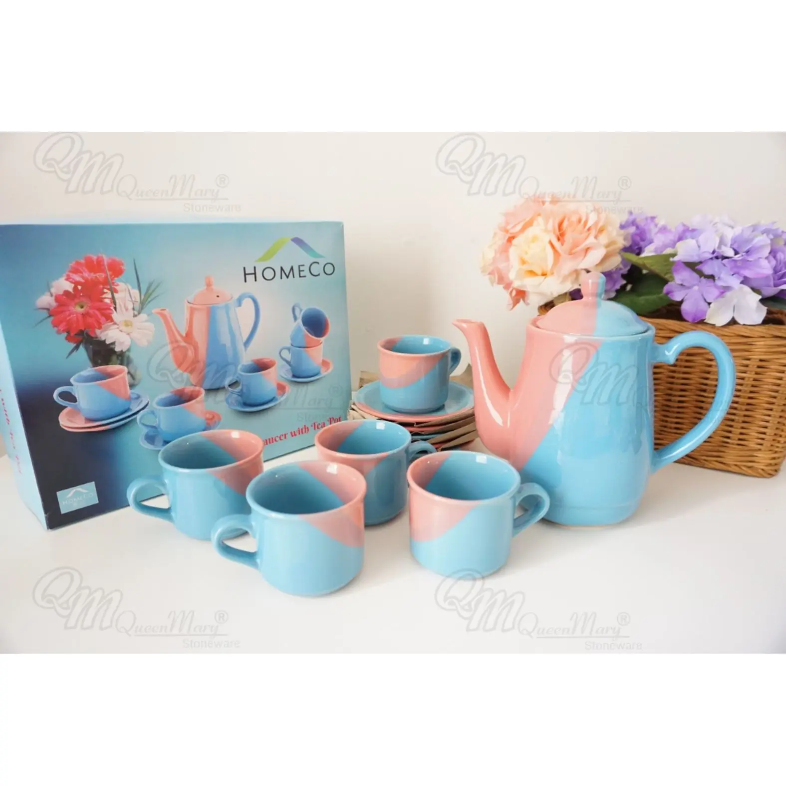 CoffeSet HomeCo Pelangi cangkir set