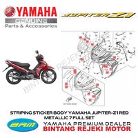 Gambar STRIPING STICKER BODY YAMAHA JUPITER-Z1 RED METALLIC 7 FULL SET dari Yamaha Bintang Rejeki Motor Kab. Bandung 1 Tokopedia