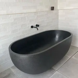 Bathtub Terazzo Hitam (Pre order)