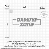 Gambar LANCARI Sticker Cutting Gaming Zone Stiker Dekorasi Dinding Kaca Gamers game - Hitam Doff, S dari LANCARI Kota Administrasi Jakarta Pusat 2 Tokopedia