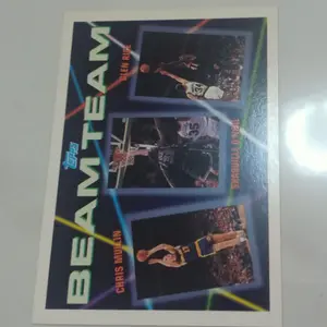 kartu basket shaq 1992-93 topps beam team