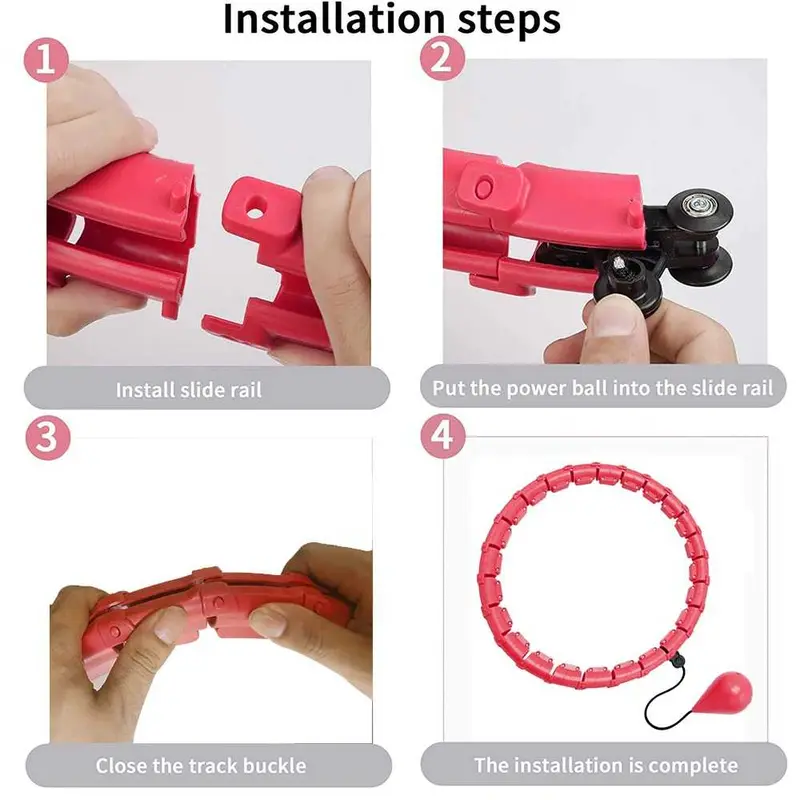 Hula Hoop Ring Smart Hula Hop Cincin Alat Pelangsing Tubuh Di Rumah 2