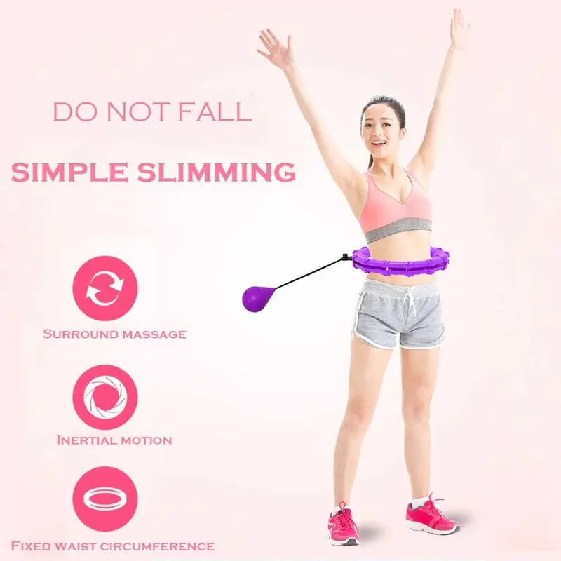 Hula Hoop Ring Smart Hula Hop Cincin Alat Pelangsing Tubuh Di Rumah 4